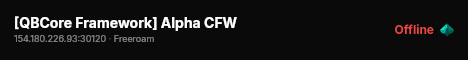 [QBCore Framework] Alpha CFW live status badge