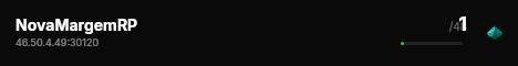 NovaMargemRP live status badge