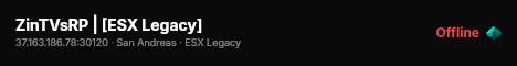 ZinTVsRP | [ESX Legacy] live status badge
