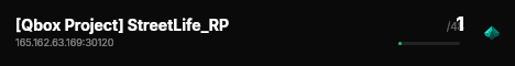 [Qbox Project] StreetLife_RP live status badge
