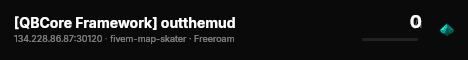 [QBCore Framework] outthemud live status badge