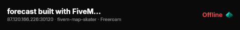 forecast built with FiveM Basic Server! live status badge