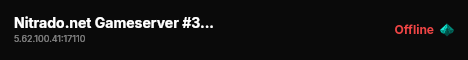 Nitrado.net Gameserver #30289 live status badge