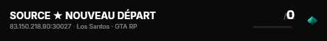 SOURCE ★ NOUVEAU DÉPART live status badge