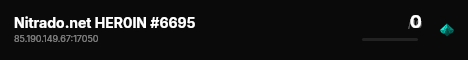 Nitrado.net HER0IN #6695 live status badge