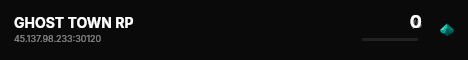 GHOST TOWN RP live status badge