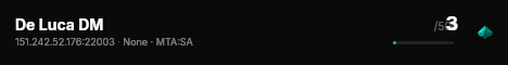 De Luca DM live status badge