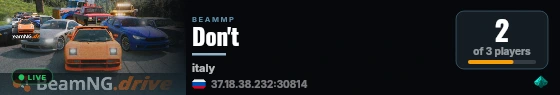 Don't live status badge