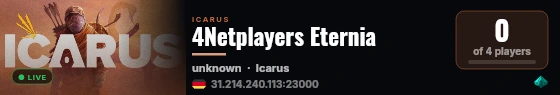 4Netplayers Eternia live status badge