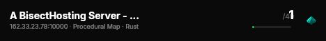 A BisectHosting Server - e5c8ac55 live status badge