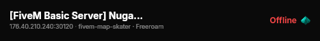 [FiveM Basic Server] Nuga bence live status badge