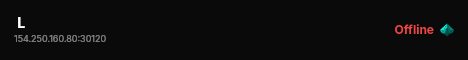  L live status badge