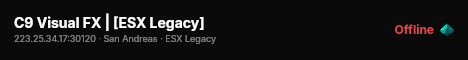 C9 Visual FX | [ESX Legacy] live status badge