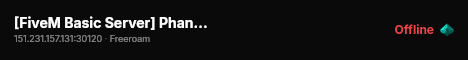 [FiveM Basic Server] Phantom Test live status badge