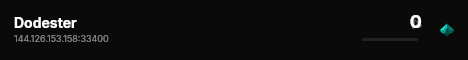 Dodester live status badge