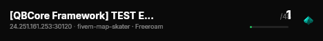 [QBCore Framework] TEST ENHANCED live status badge