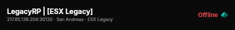 LegacyRP | [ESX Legacy] live status badge