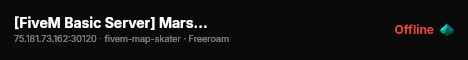 [FiveM Basic Server] Marshall Media live status badge