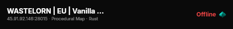 WASTELORN | EU | Vanilla | Monthly live status badge