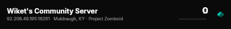 Wiket's Community Server live status badge