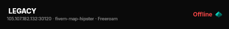  LEGACY live status badge