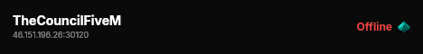 TheCouncilFiveM live status badge