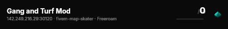 Gang and Turf Mod live status badge