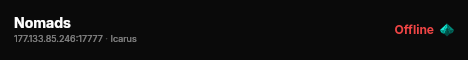 Nomads live status badge