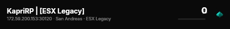 KapriRP | [ESX Legacy] live status badge