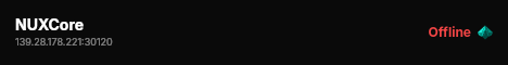 NUXCore live status badge