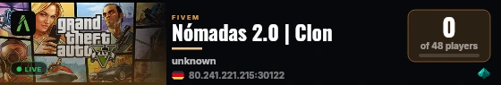 Nómadas 2.0 | Clon live status badge