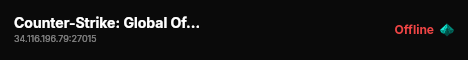 Counter-Strike: Global Offensive live status badge