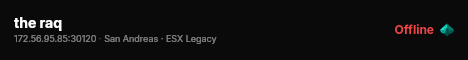 the raq live status badge