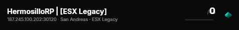 HermosilloRP | [ESX Legacy] live status badge