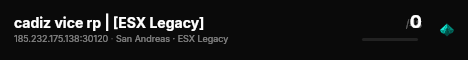 cadiz vice rp | [ESX Legacy] live status badge