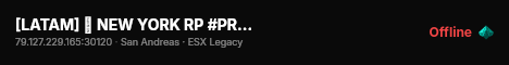 [LATAM] ✅ NEW YORK RP #PROXIMAMENTE APERTURA! live status badge