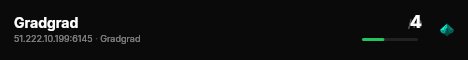 Gradgrad live status badge