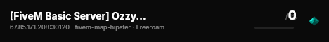 [FiveM Basic Server] Ozzys Server live status badge