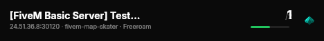 [FiveM Basic Server] Testing Servers live status badge