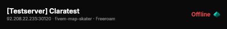 [Testserver] Claratest live status badge