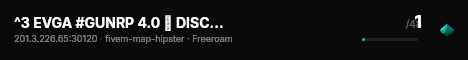 ^3 EVGA #GUNRP 4.0 ﾒ DISCORD.GG/EVGAGUN ^3 live status badge