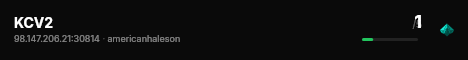 KCV2 live status badge