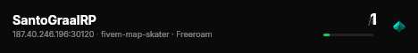 SantoGraalRP live status badge