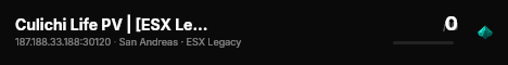Culichi Life PV | [ESX Legacy] live status badge