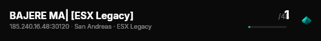 BAJERE MA| [ESX Legacy] live status badge