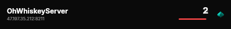 OhWhiskeyServer live status badge