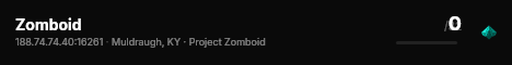 Zomboid live status badge