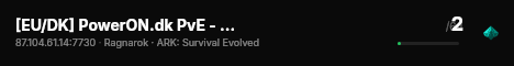 [EU/DK] PowerON.dk PvE - Ragnarok - (v358.24) live status badge