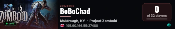 BoBoChad live status badge