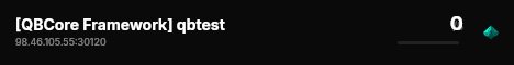 [QBCore Framework] qbtest live status badge